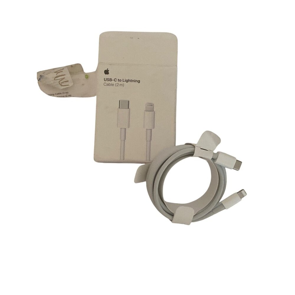 Apple USB - C Lightning Cable 2m White  iPhone iPad NWOB